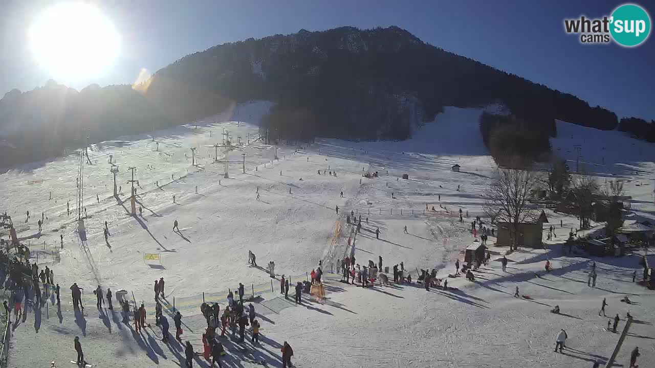 Meteo Kranjska Gora webcam | Piste da sci Kekec – Mojca – Rožle