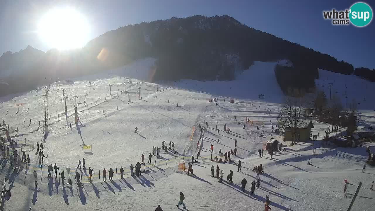 Meteo Kranjska Gora webcam | Piste da sci Kekec – Mojca – Rožle