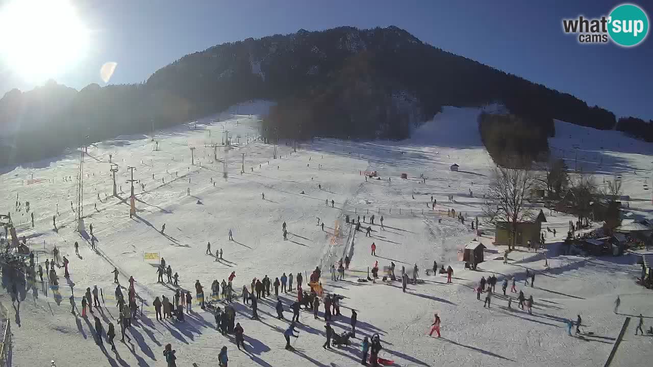 Meteo Kranjska Gora webcam | Piste da sci Kekec – Mojca – Rožle