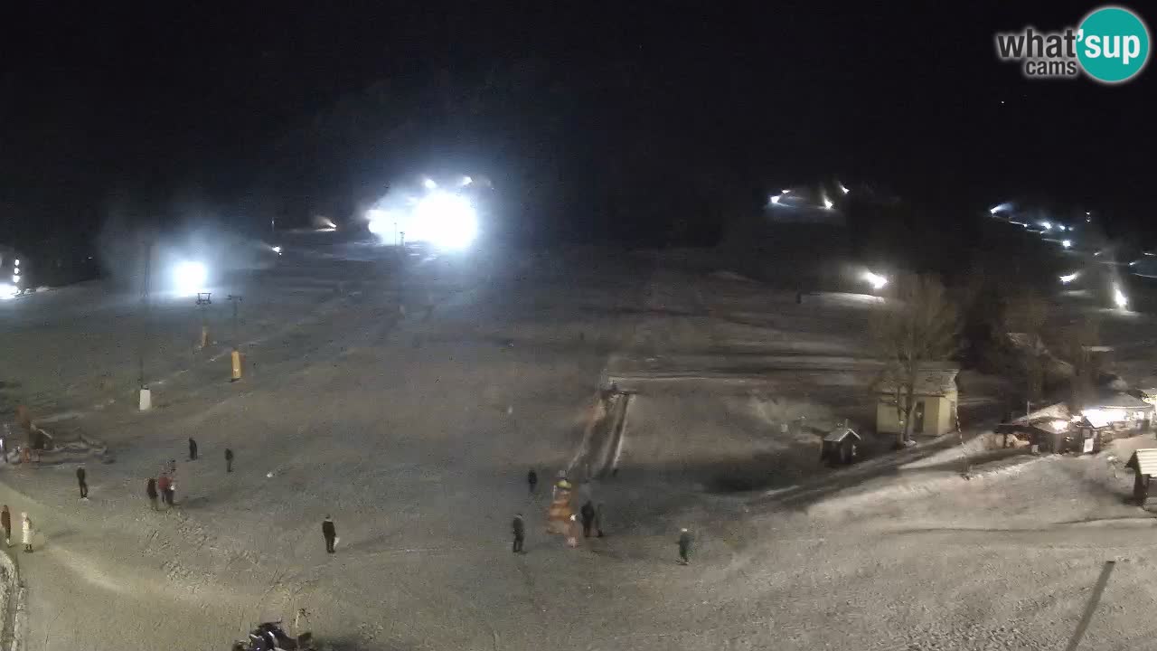 Meteo Kranjska Gora webcam | Piste da sci Kekec – Mojca – Rožle