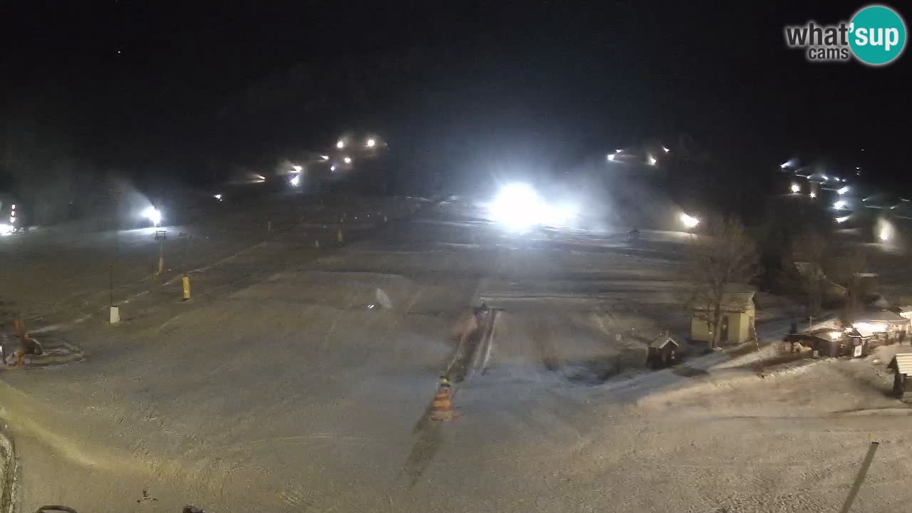 Meteo Kranjska Gora webcam | Piste da sci Kekec – Mojca – Rožle