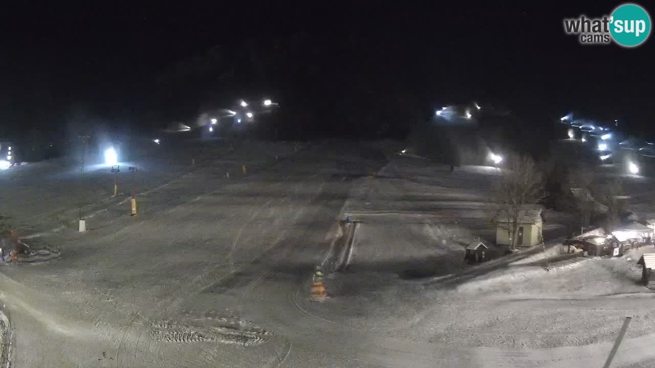 Meteo Kranjska Gora webcam | Piste da sci Kekec – Mojca – Rožle