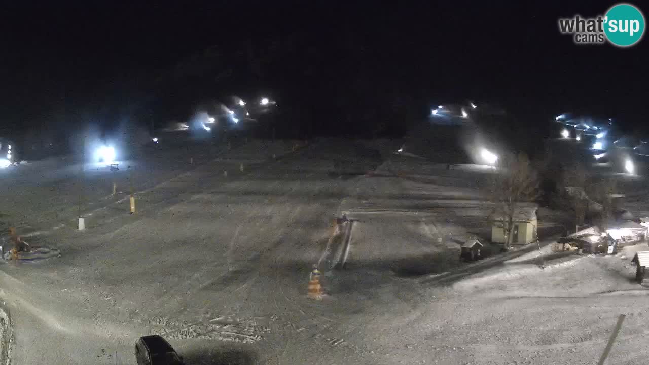 Meteo Kranjska Gora webcam | Piste da sci Kekec – Mojca – Rožle