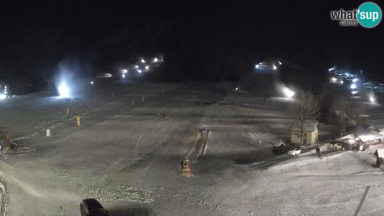 Meteo Kranjska Gora webcam | Piste da sci Kekec – Mojca – Rožle