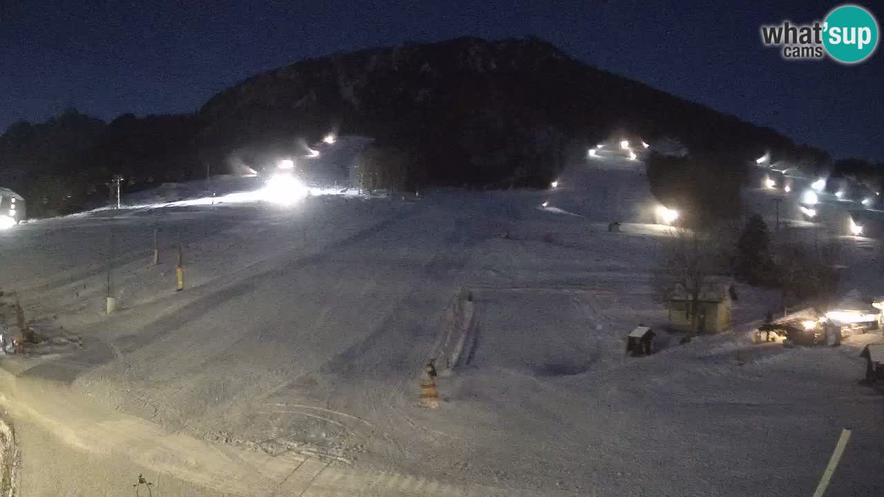 Meteo Kranjska Gora webcam | Piste da sci Kekec – Mojca – Rožle