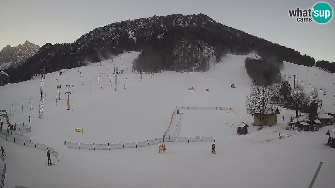 Meteo Kranjska Gora webcam | Piste da sci Kekec – Mojca – Rožle