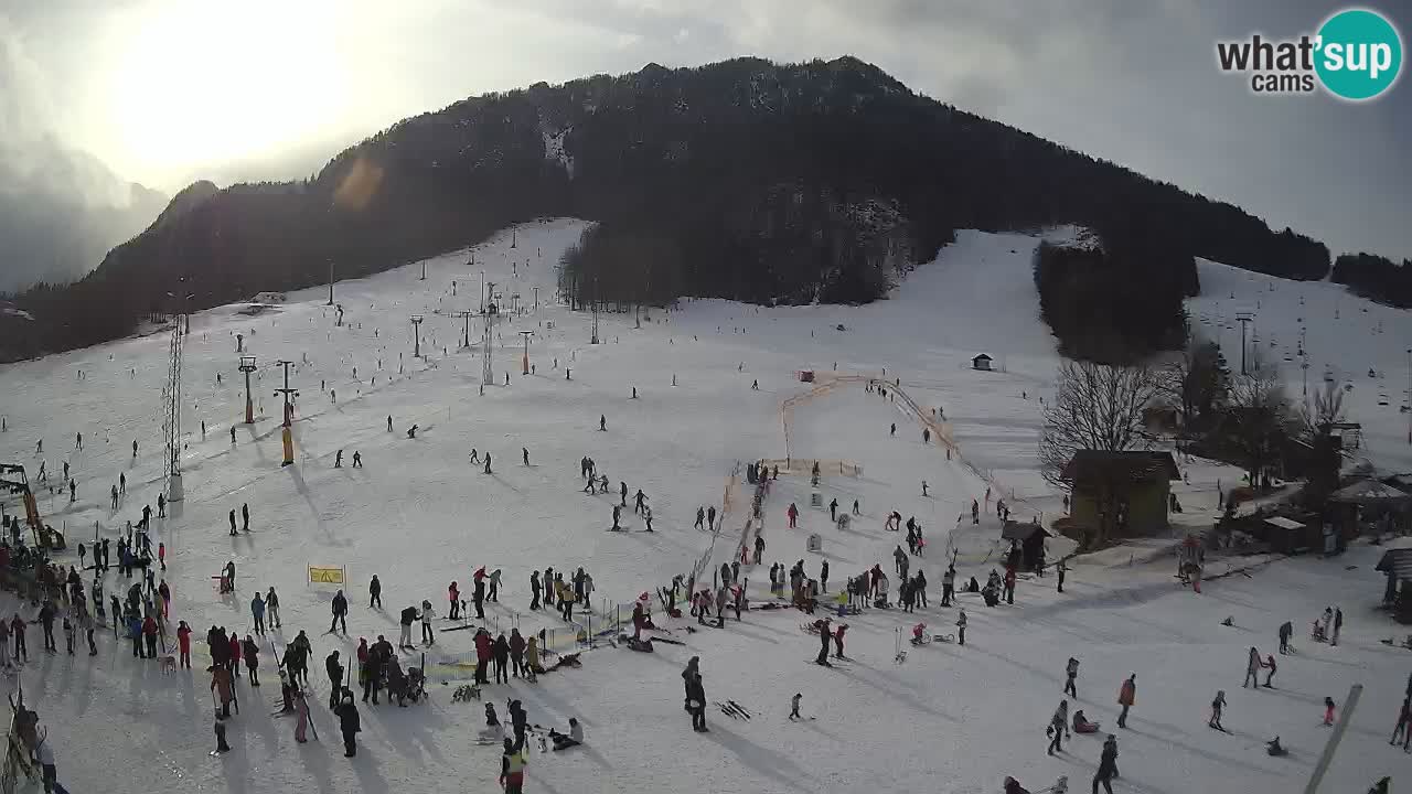 Meteo Kranjska Gora webcam | Piste da sci Kekec – Mojca – Rožle