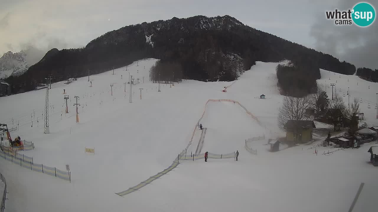 Meteo Kranjska Gora webcam | Piste da sci Kekec – Mojca – Rožle