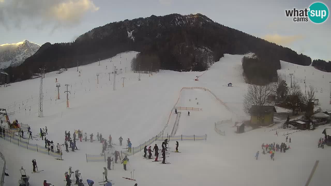 Meteo Kranjska Gora webcam | Piste da sci Kekec – Mojca – Rožle