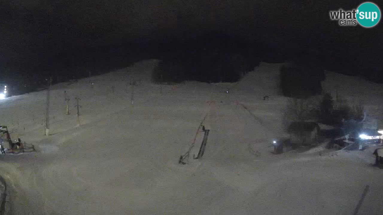 Meteo Kranjska Gora webcam | Piste da sci Kekec – Mojca – Rožle