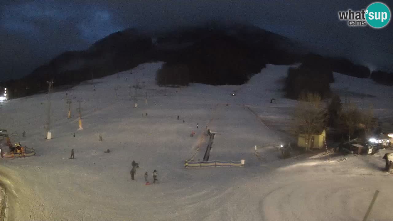 Meteo Kranjska Gora webcam | Piste da sci Kekec – Mojca – Rožle