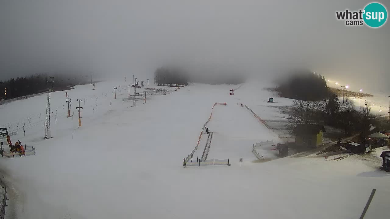 Meteo Kranjska Gora webcam | Piste da sci Kekec – Mojca – Rožle