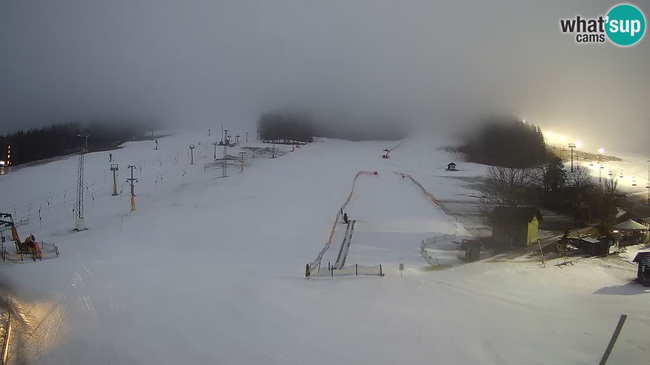 Meteo Kranjska Gora webcam | Piste da sci Kekec – Mojca – Rožle