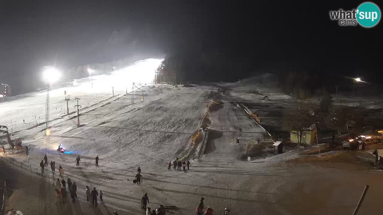 Meteo Kranjska Gora webcam | Piste da sci Kekec – Mojca – Rožle