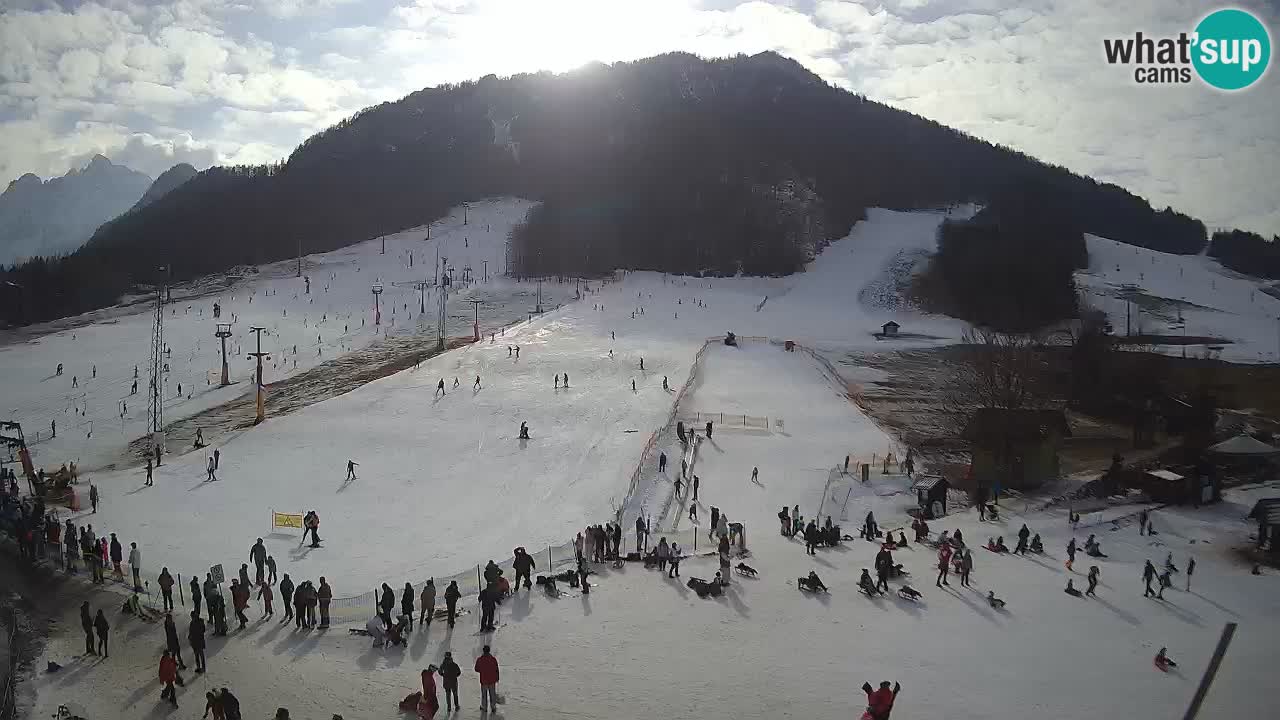 Meteo Kranjska Gora webcam | Piste da sci Kekec – Mojca – Rožle