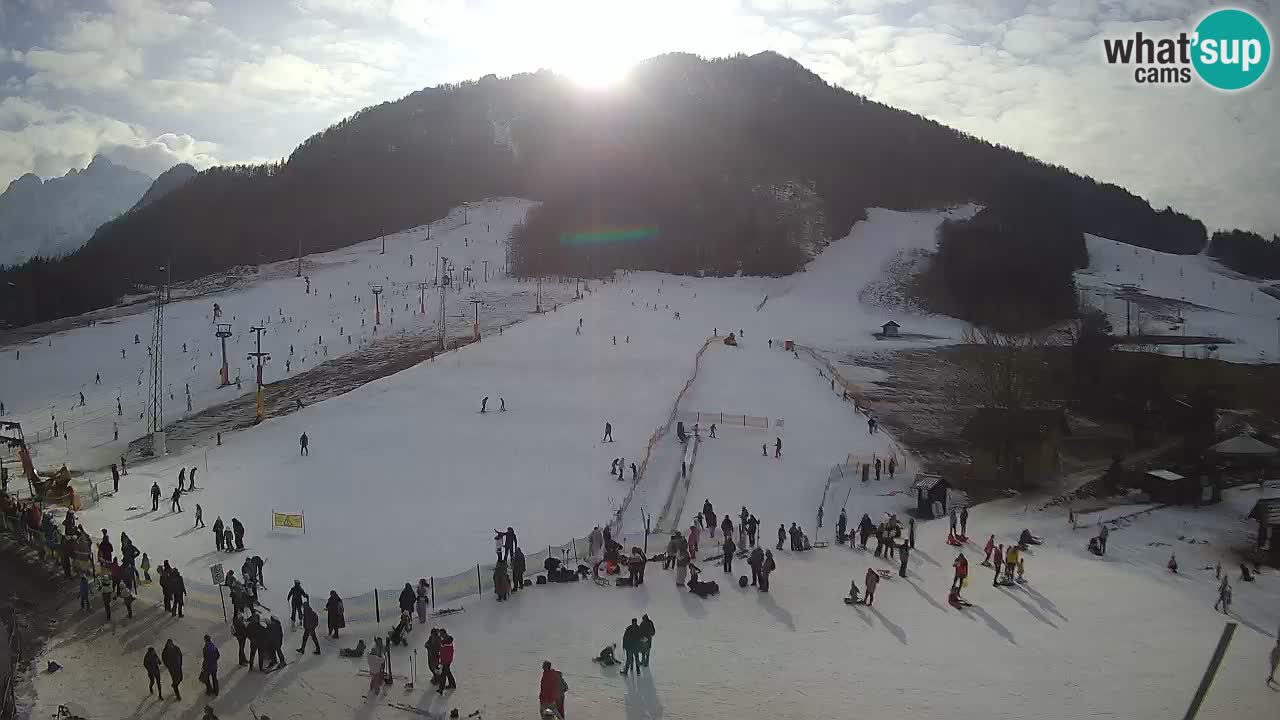 Meteo Kranjska Gora webcam | Piste da sci Kekec – Mojca – Rožle