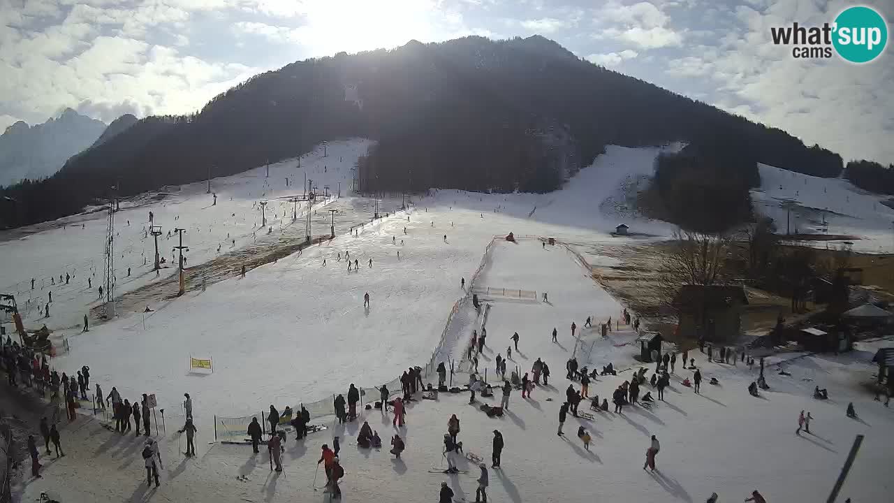 Meteo Kranjska Gora webcam | Piste da sci Kekec – Mojca – Rožle