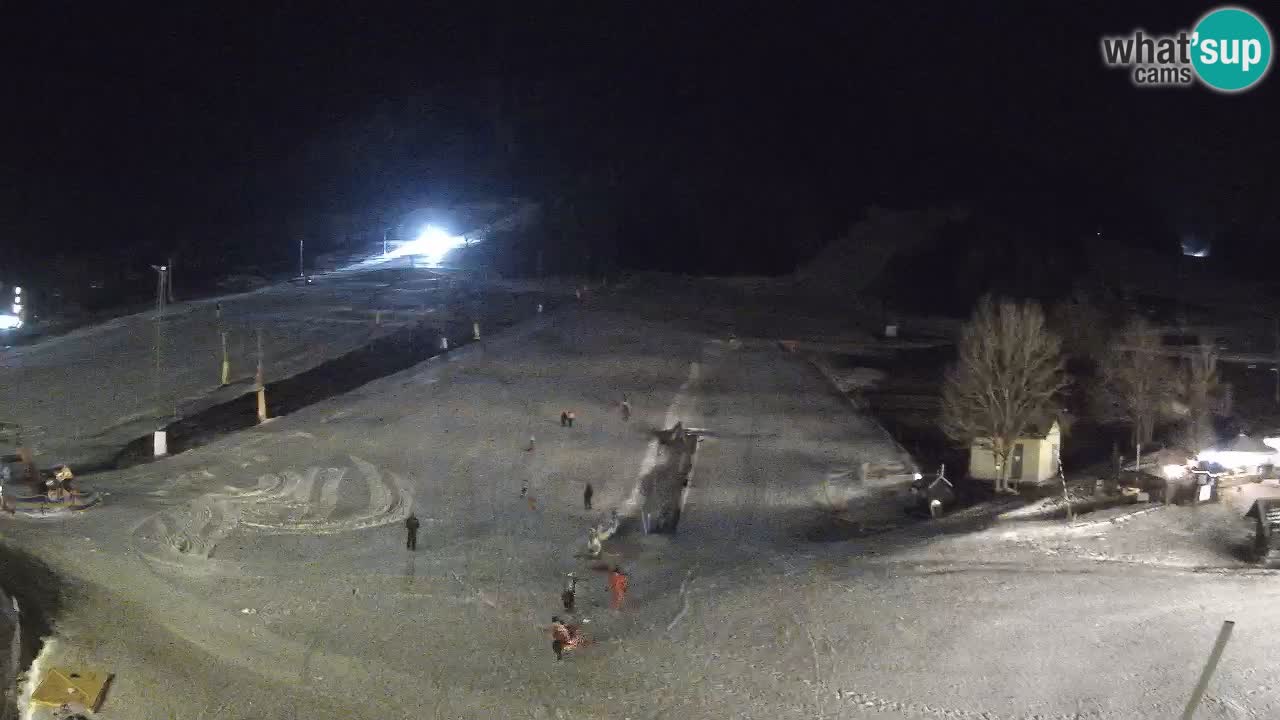 Meteo Kranjska Gora webcam | Piste da sci Kekec – Mojca – Rožle