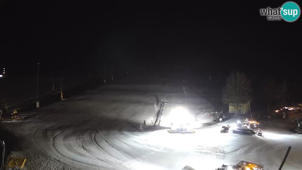 Meteo Kranjska Gora webcam | Piste da sci Kekec – Mojca – Rožle