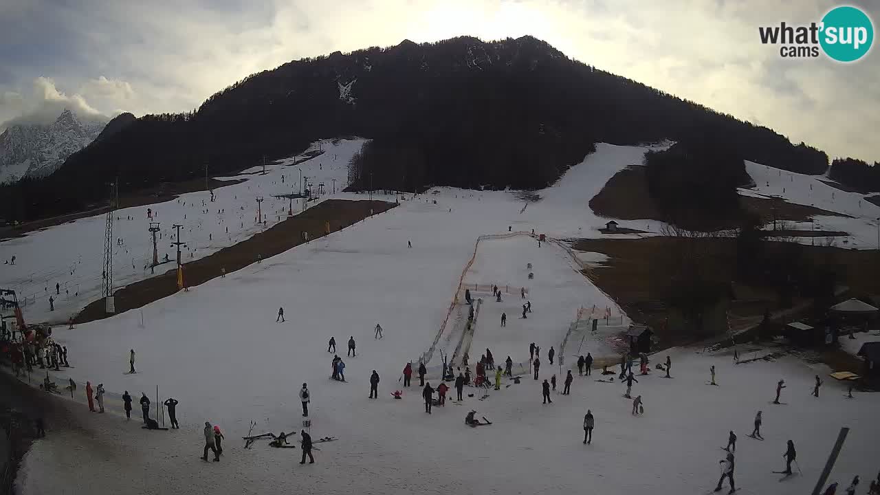 Meteo Kranjska Gora webcam | Piste da sci Kekec – Mojca – Rožle