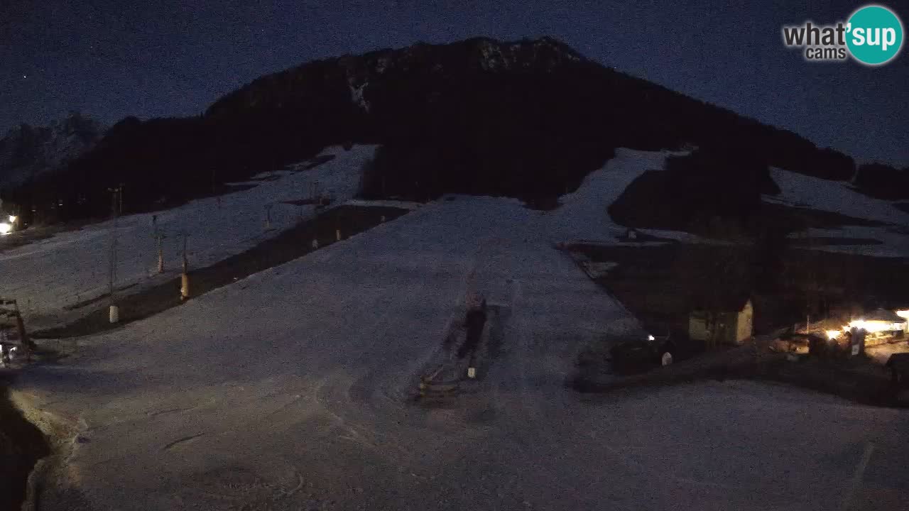 Meteo Kranjska Gora webcam | Piste da sci Kekec – Mojca – Rožle