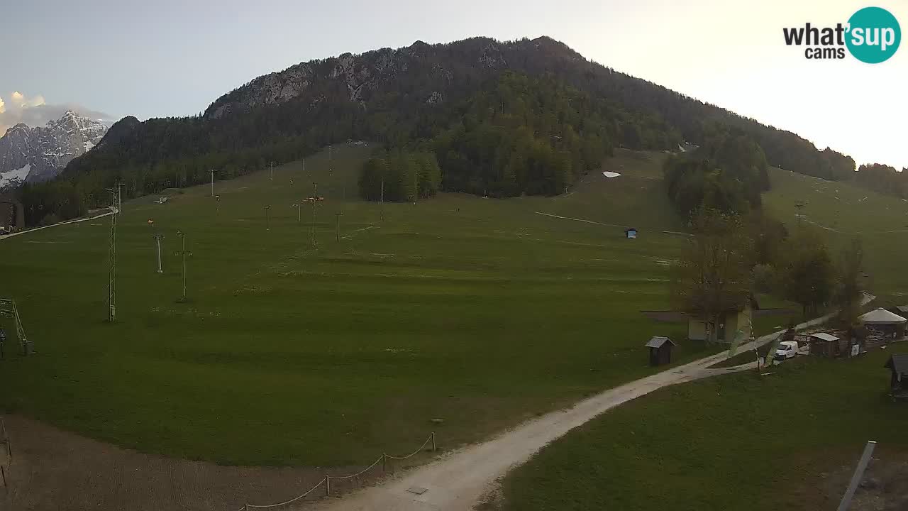 Meteo Kranjska Gora webcam | Piste da sci Kekec – Mojca – Rožle
