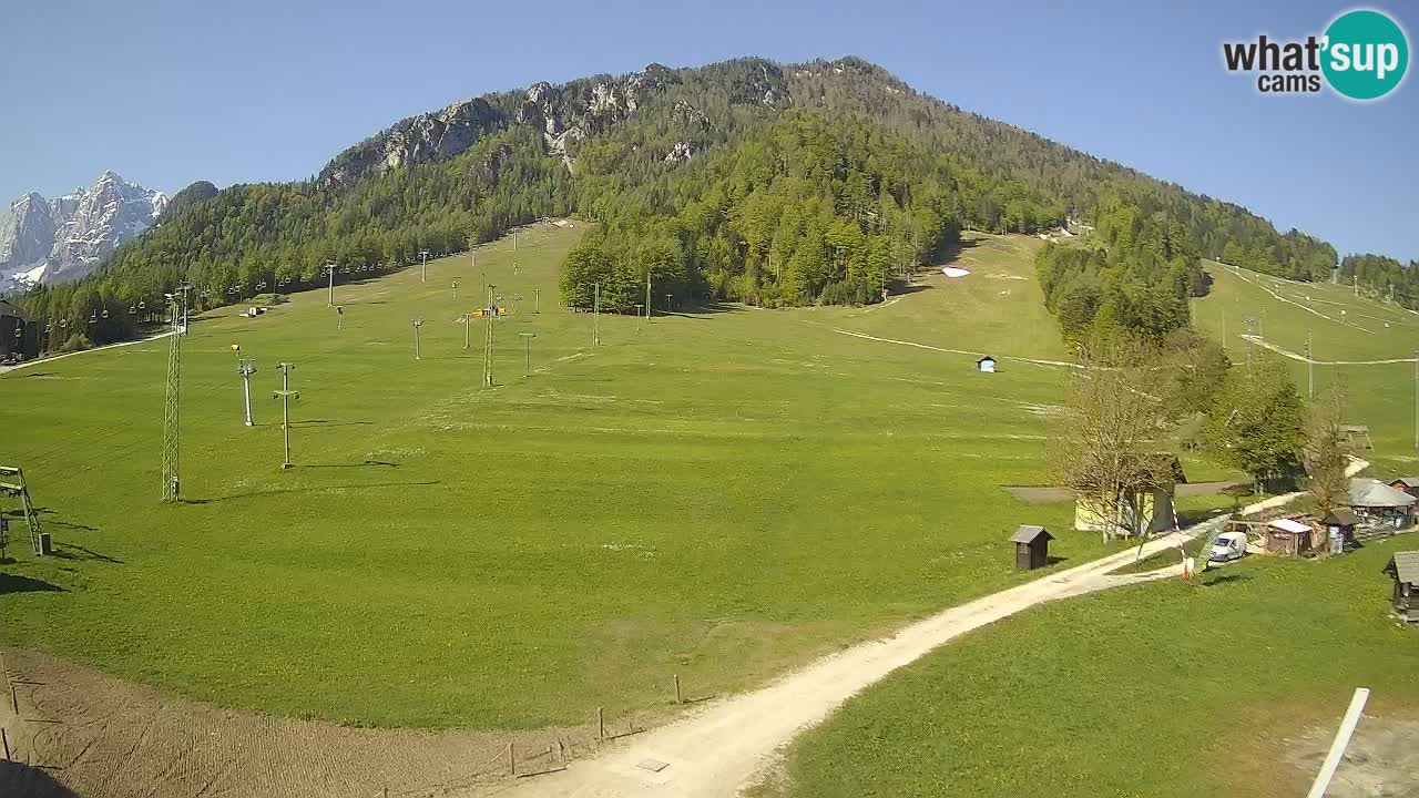 Meteo Kranjska Gora webcam | Piste da sci Kekec – Mojca – Rožle