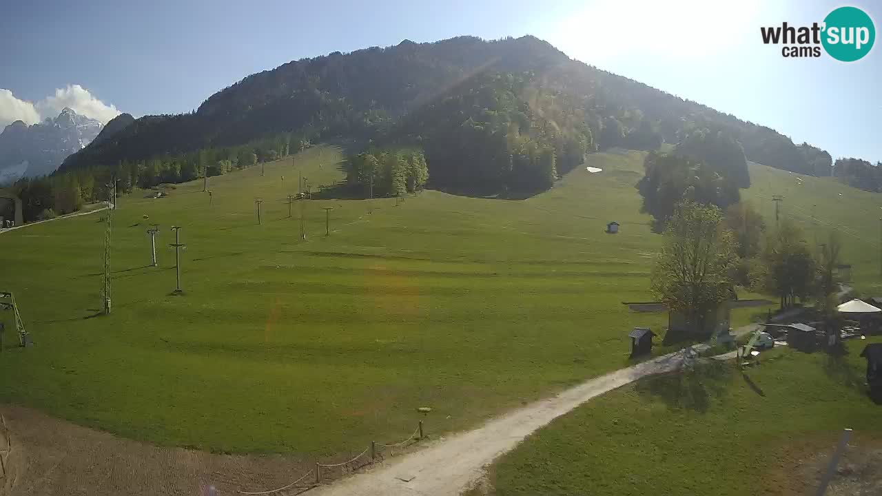 Meteo Kranjska Gora webcam | Piste da sci Kekec – Mojca – Rožle