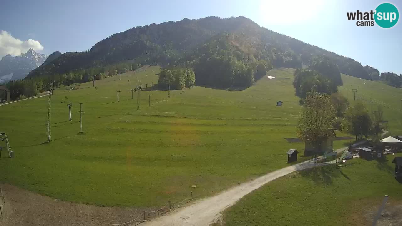 Meteo Kranjska Gora webcam | Piste da sci Kekec – Mojca – Rožle