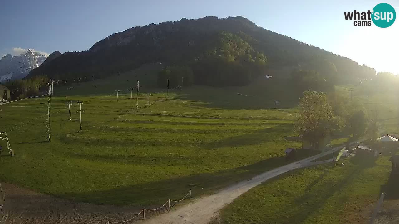 Meteo Kranjska Gora webcam | Piste da sci Kekec – Mojca – Rožle