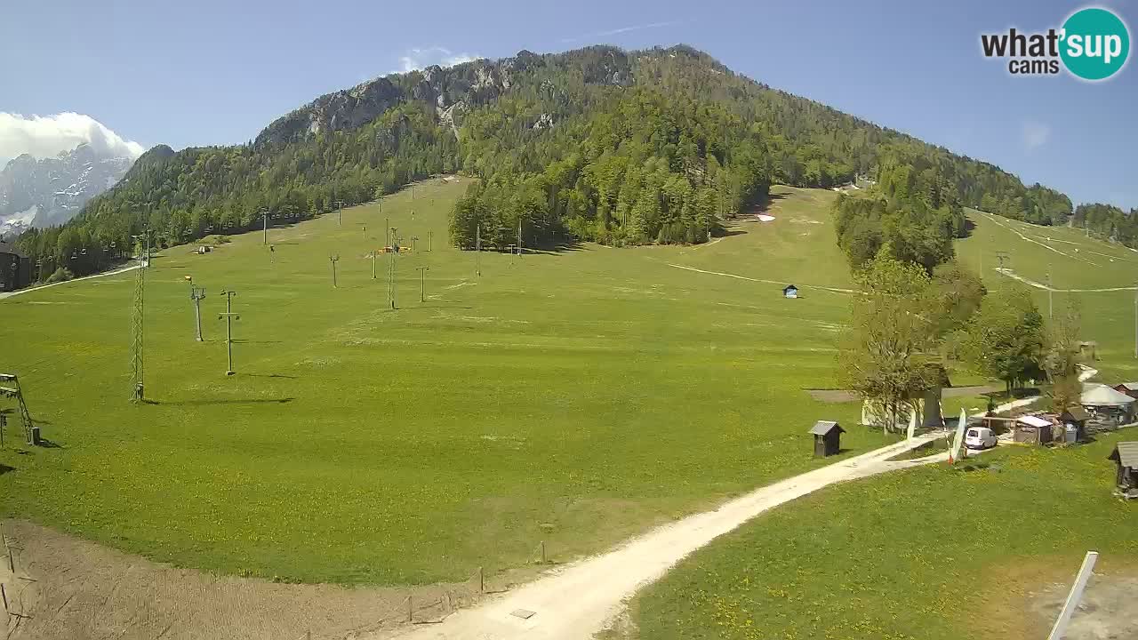 Meteo Kranjska Gora webcam | Piste da sci Kekec – Mojca – Rožle