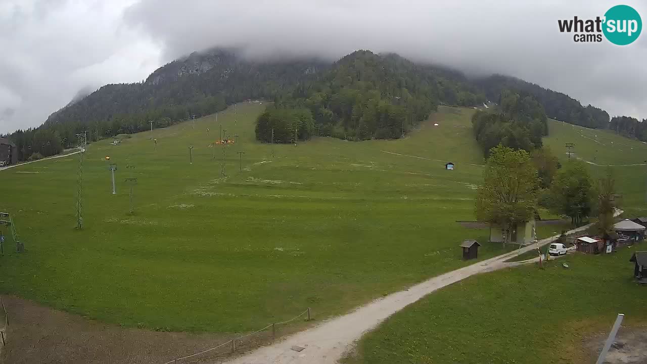 Meteo Kranjska Gora webcam | Piste da sci Kekec – Mojca – Rožle