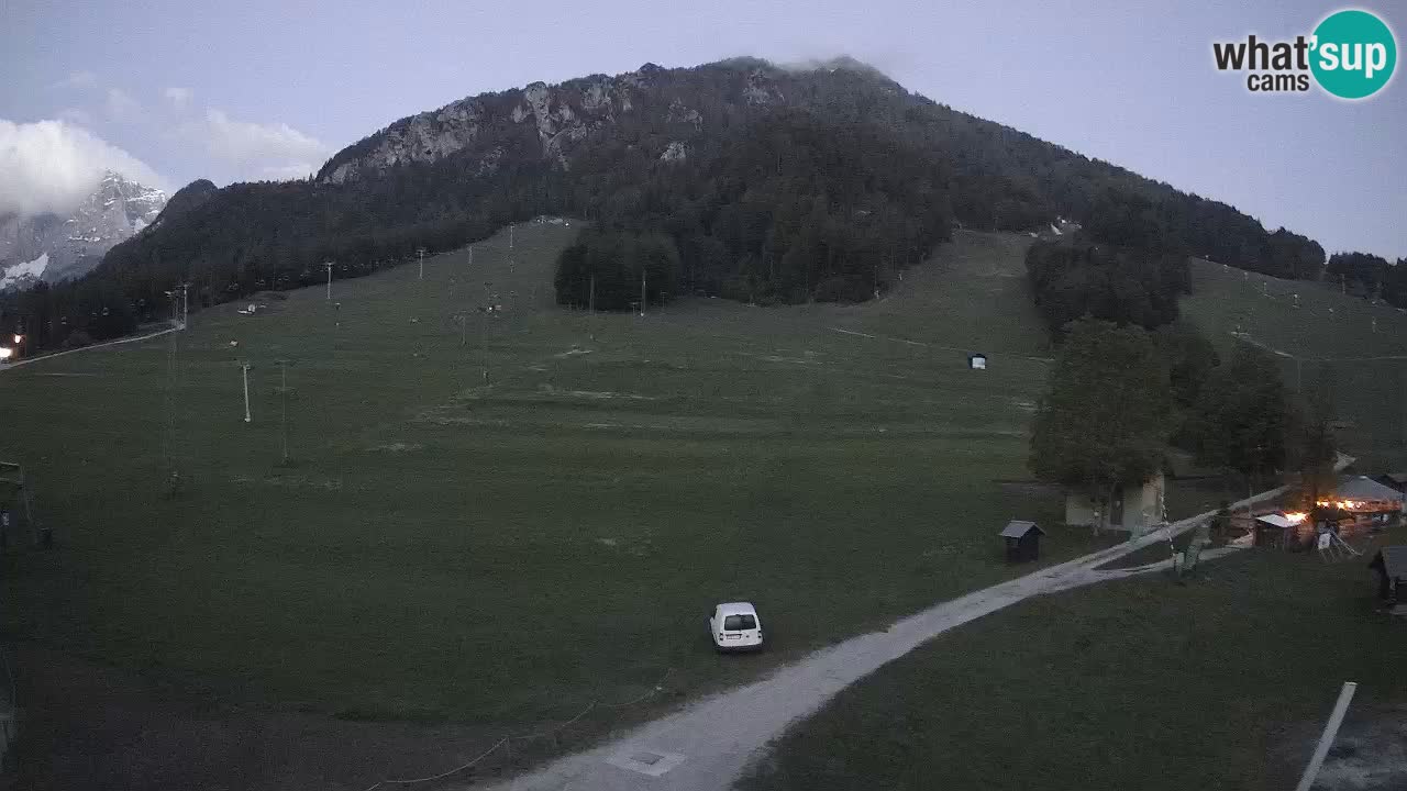 Meteo Kranjska Gora webcam | Piste da sci Kekec – Mojca – Rožle