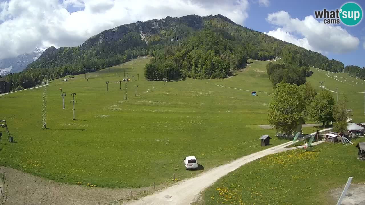 Meteo Kranjska Gora webcam | Piste da sci Kekec – Mojca – Rožle