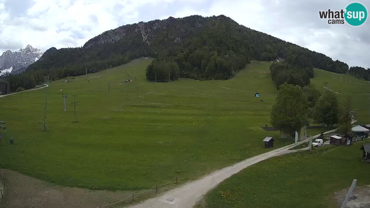 Meteo Kranjska Gora webcam | Piste da sci Kekec – Mojca – Rožle
