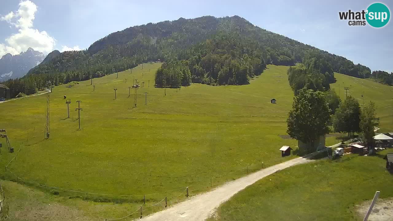 Meteo Kranjska Gora webcam | Piste da sci Kekec – Mojca – Rožle