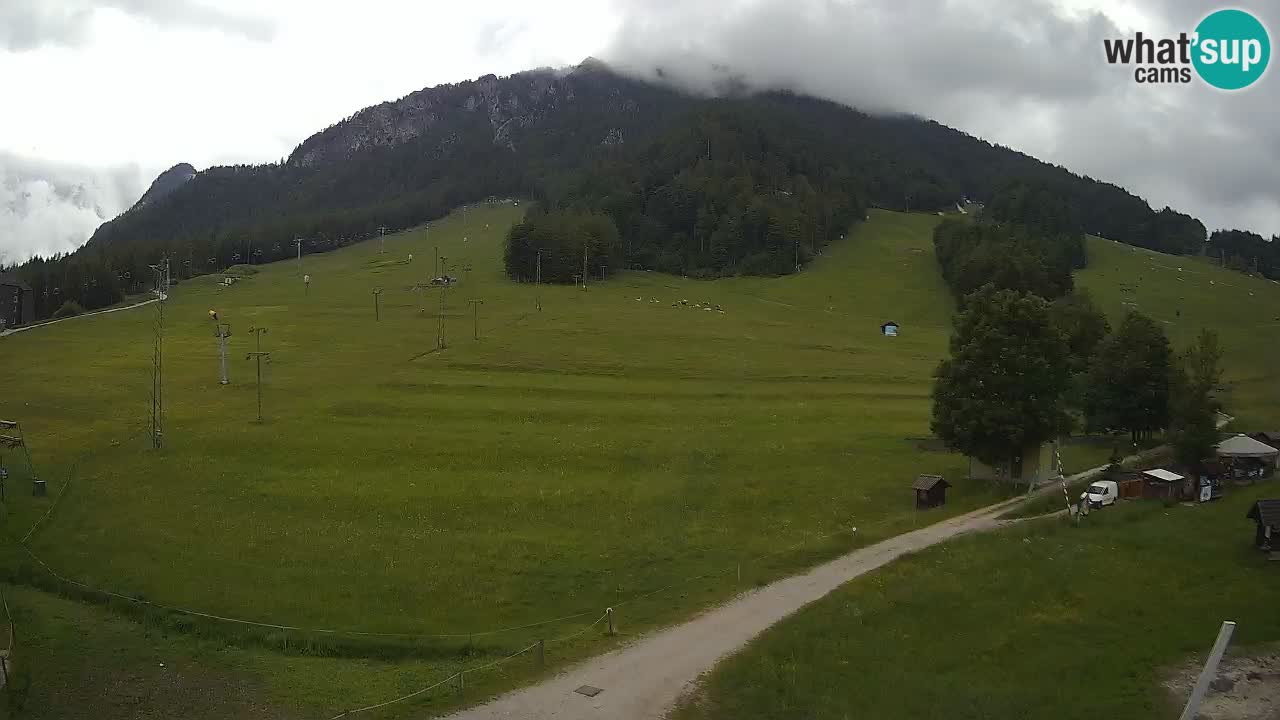 Meteo Kranjska Gora webcam | Piste da sci Kekec – Mojca – Rožle