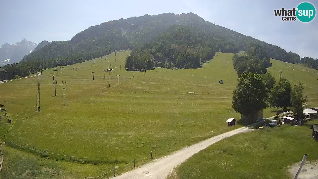 Meteo Kranjska Gora webcam | Piste da sci Kekec – Mojca – Rožle