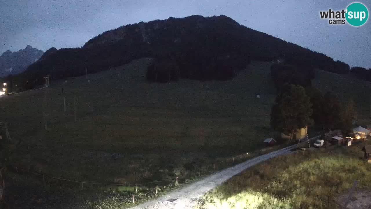 Meteo Kranjska Gora webcam | Piste da sci Kekec – Mojca – Rožle