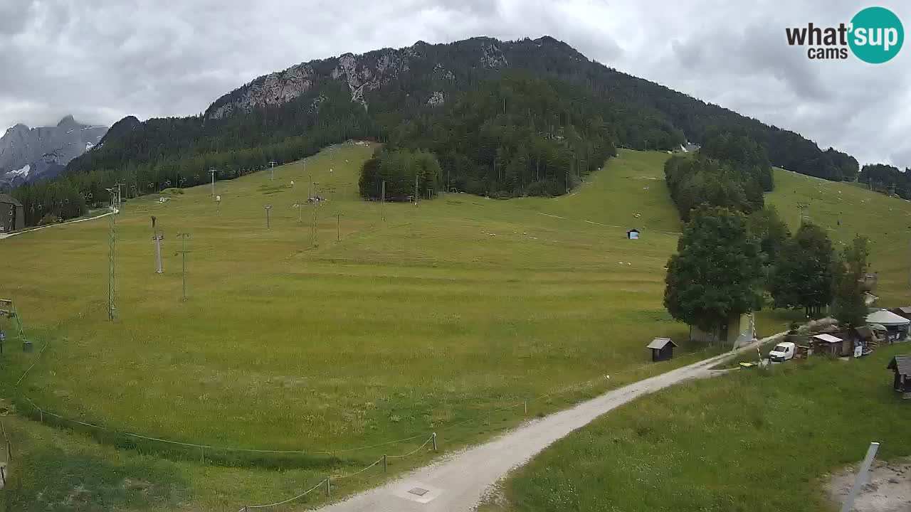 Meteo Kranjska Gora webcam | Piste da sci Kekec – Mojca – Rožle