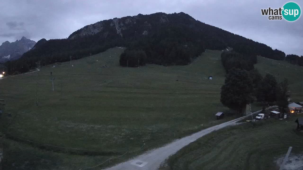 Meteo Kranjska Gora webcam | Piste da sci Kekec – Mojca – Rožle