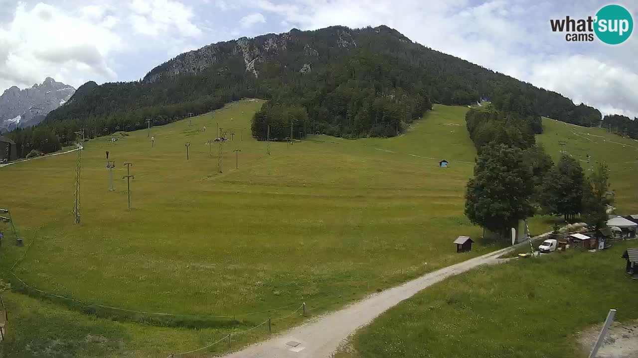 Meteo Kranjska Gora webcam | Piste da sci Kekec – Mojca – Rožle