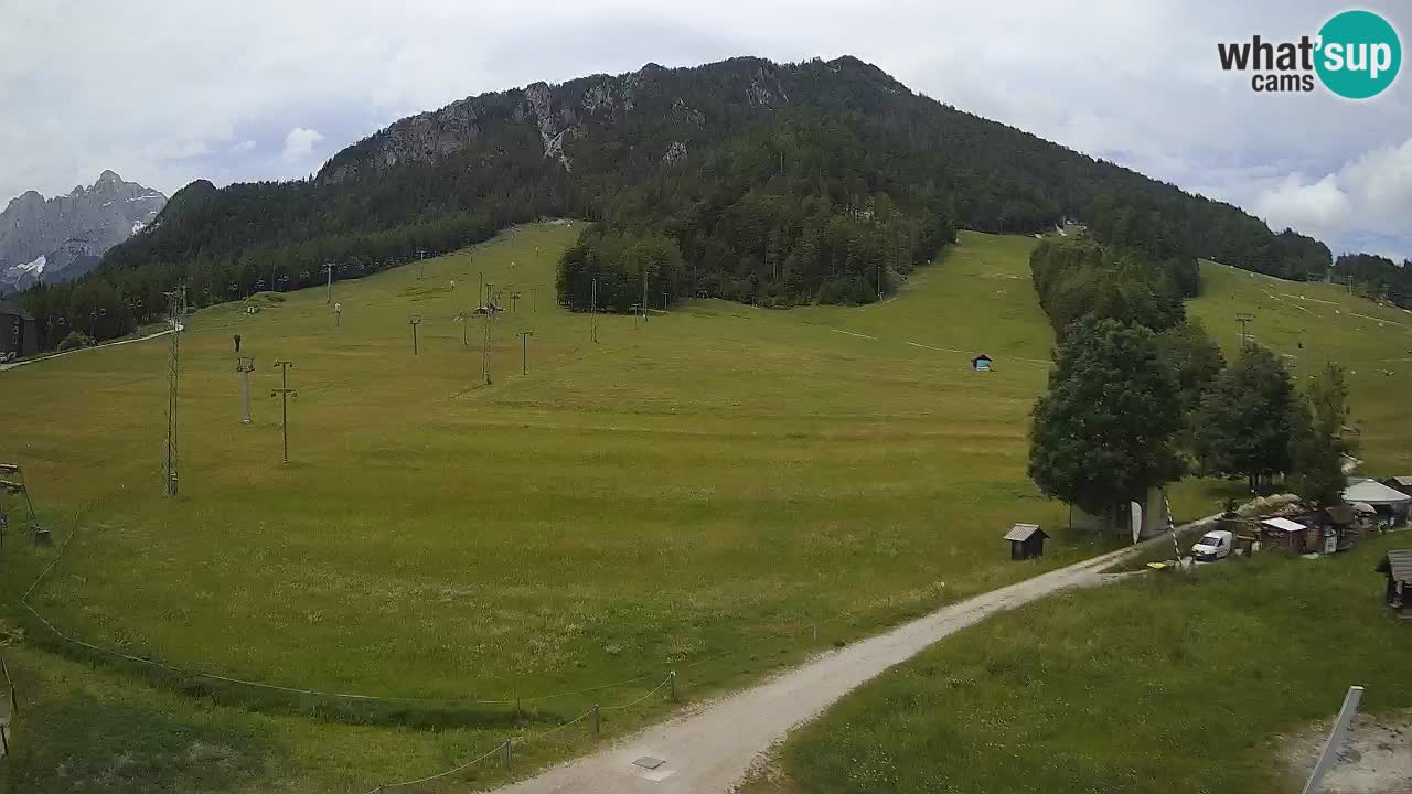 Meteo Kranjska Gora webcam | Piste da sci Kekec – Mojca – Rožle