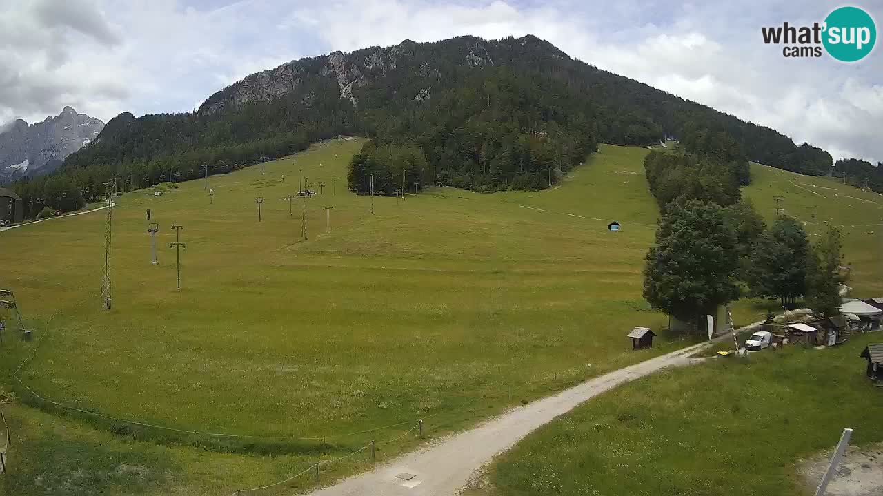 Meteo Kranjska Gora webcam | Piste da sci Kekec – Mojca – Rožle