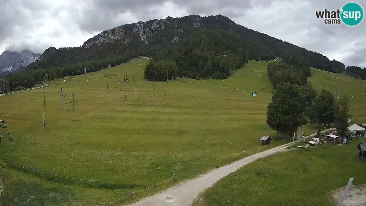 Meteo Kranjska Gora webcam | Piste da sci Kekec – Mojca – Rožle