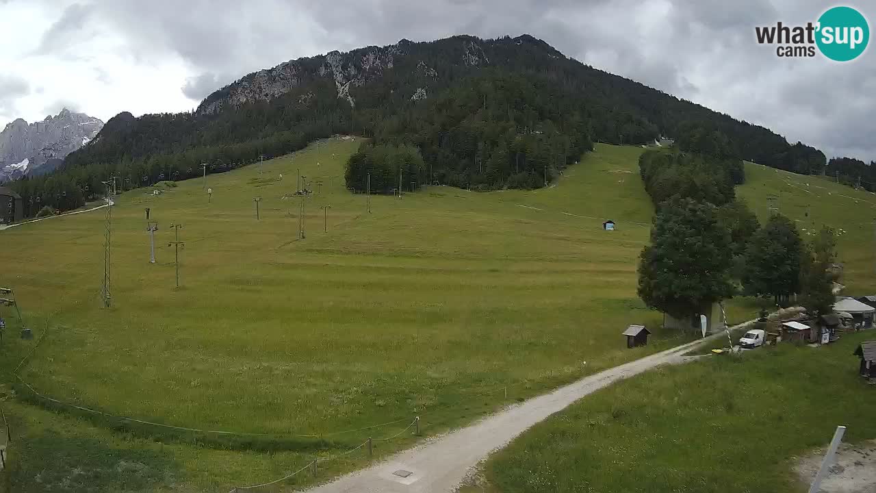 Meteo Kranjska Gora webcam | Piste da sci Kekec – Mojca – Rožle