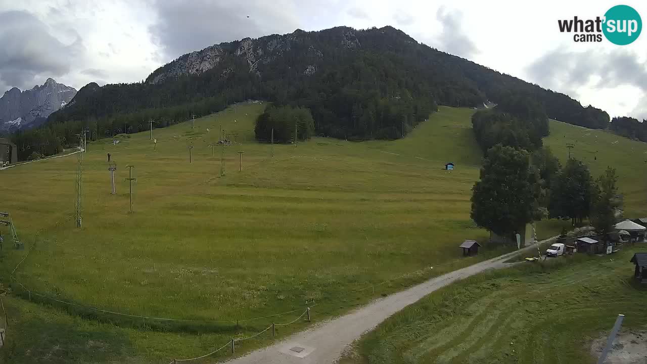 Meteo Kranjska Gora webcam | Piste da sci Kekec – Mojca – Rožle