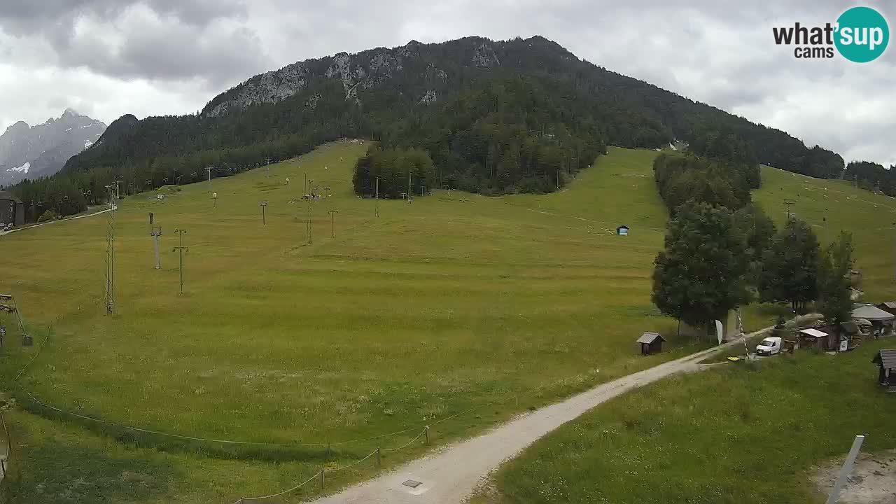 Meteo Kranjska Gora webcam | Piste da sci Kekec – Mojca – Rožle