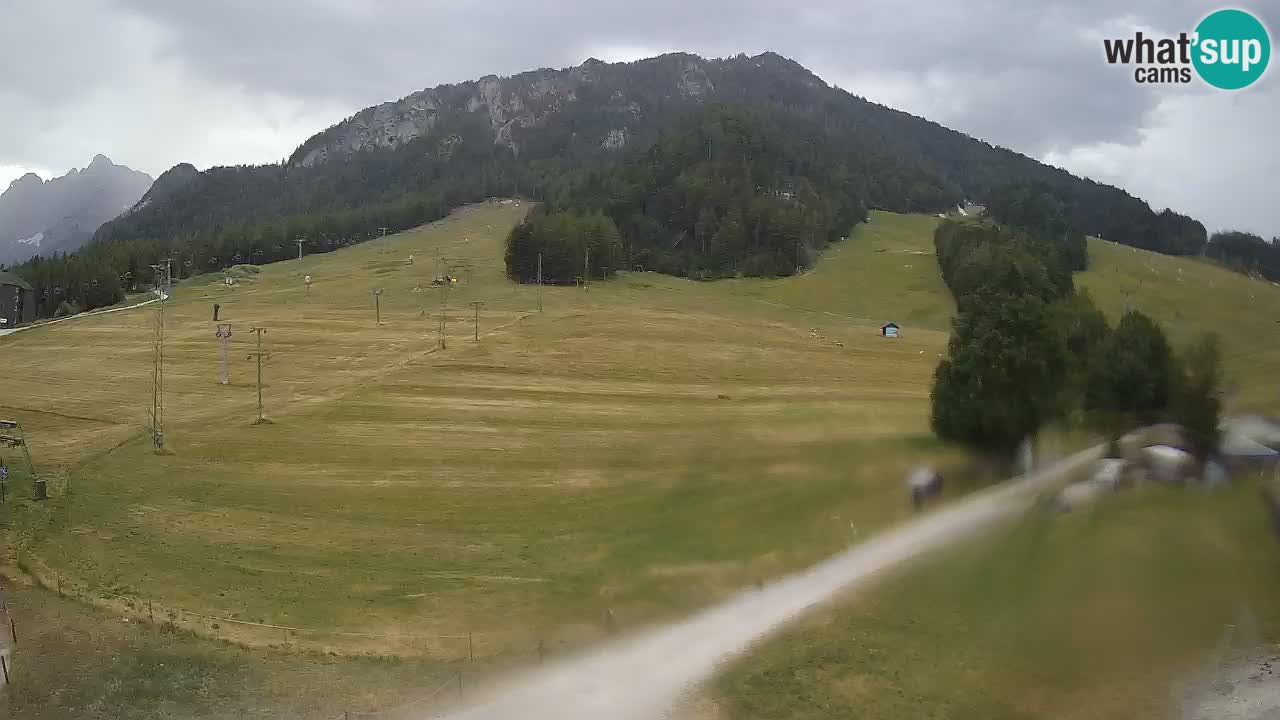 Meteo Kranjska Gora webcam | Piste da sci Kekec – Mojca – Rožle