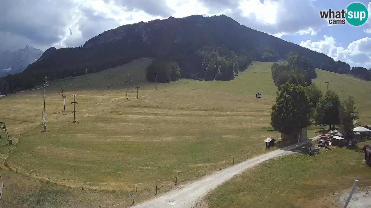 Meteo Kranjska Gora webcam | Piste da sci Kekec – Mojca – Rožle